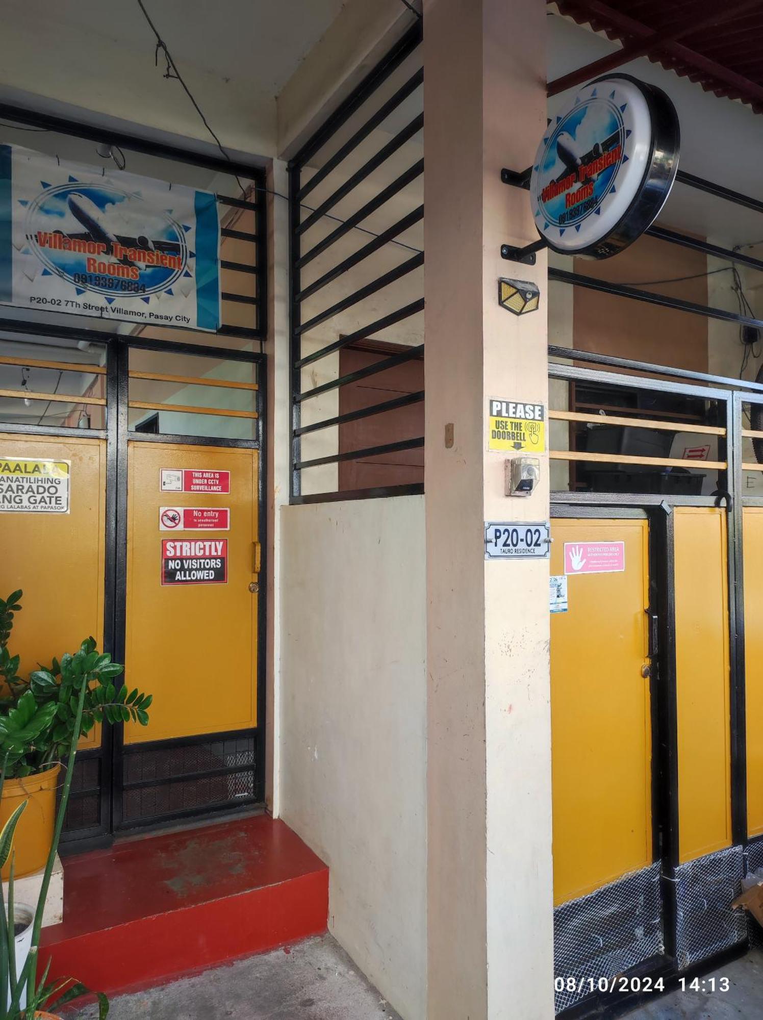 Airport Villamor Transient Rooms مانيلا المظهر الخارجي الصورة